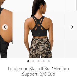 Lululemon Stash It Bra *Medium Support, B/C Cup